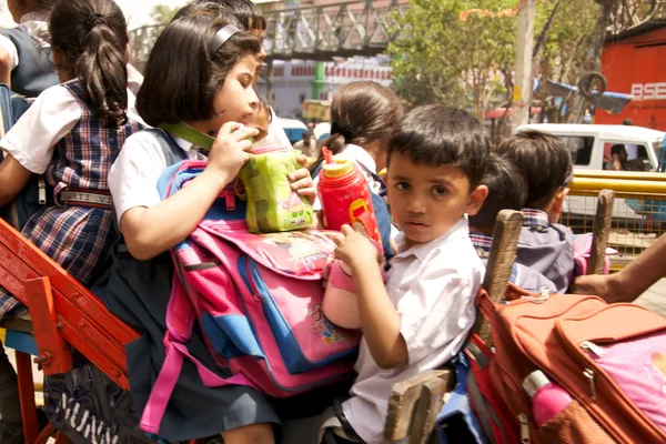 Poway Unified school bus strikes pedestrian in Rancho Peñasquitos, sending victim to hospital Tuesday morning